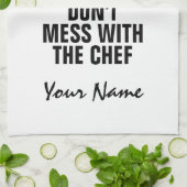 お父さんの日の贈り物シェフのbbq料理 キッチンタオル (折り畳み)