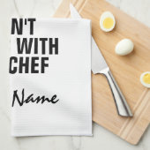 お父さんの日の贈り物シェフのbbq料理 キッチンタオル (四つ折り)