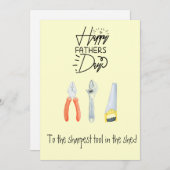 お父さんの日の黄色いツールが最もカワイイ シーズンカード (正面/裏面)