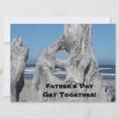 お父さんの日は集まって!招待状 / 案内状!青海 招待状 (正面)