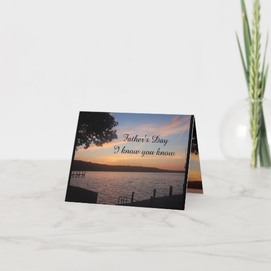 お父さんの日よ知り合いだ カード (正面)