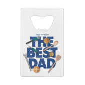 お父さんの日を自分らしく過ごす |最高のパパ クレジットカード栓抜き (裏面)