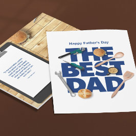 お父さんの日を自分らしく過ごす |最高のパパ ポストカード