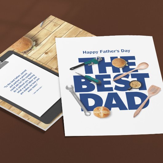 お父さんの日を自分らしく過ごす |最高のパパ ポストカード