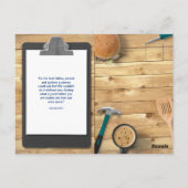 お父さんの日を自分らしく過ごす |最高のパパ ポストカード (裏面)