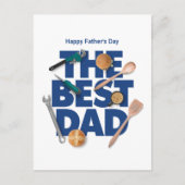 お父さんの日を自分らしく過ごす |最高のパパ ポストカード (正面)
