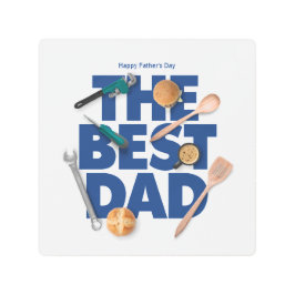 お父さんの日を自分らしく過ごす |最高のパパ メタルプリント