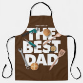 お父さんの日を自分らしく過ごす |最高のパパ – 暗 エプロン (正面)