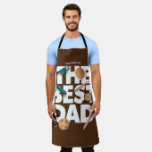 お父さんの日を自分らしく過ごす |最高のパパ – 暗 エプロン (着用した状態)