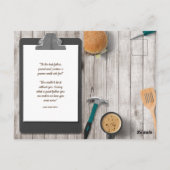 お父さんの日を自分らしく過ごす |最高のパパ – 暗 ポストカード (裏面)