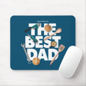 お父さんの日を自分らしく過ごす |最高のパパ – 暗 マウスパッド (マウス)