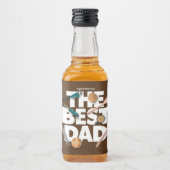 お父さんの日を自分らしく過ごす |最高のパパ – 暗 リキュールボトルラベル (正面)