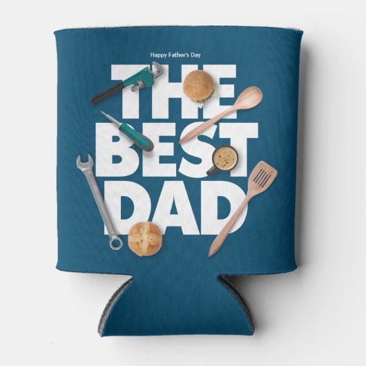 お父さんの日を自分らしく過ごす |最高のパパ – 暗 缶クーラー (正面)