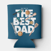 お父さんの日を自分らしく過ごす |最高のパパ – 暗 缶クーラー (裏面)