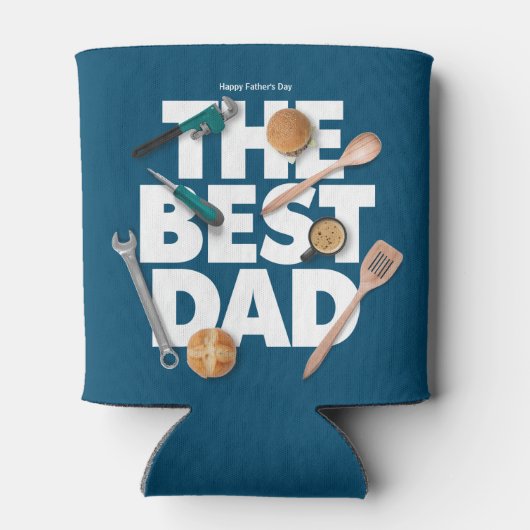 お父さんの日を自分らしく過ごす |最高のパパ – 暗 缶クーラー (裏面)