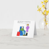 『お父さんの日』、『お母さん漫画のユーモア』。 カード (黄色い花)