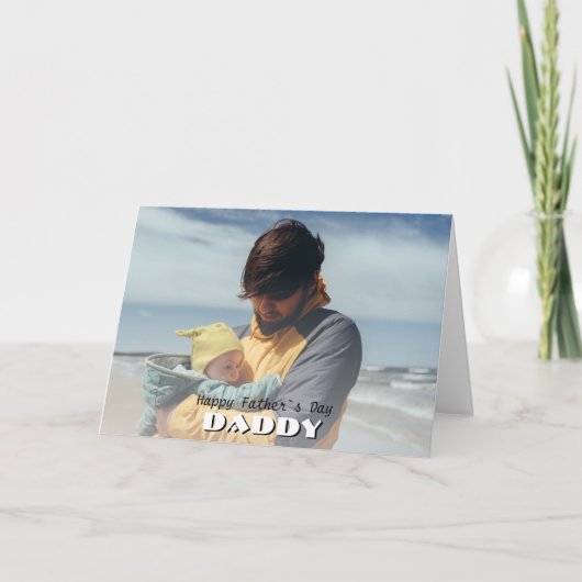 お父さんの日 お父さん 写真満載 お父さんの日 カード (正面)