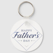 お父さんの日 エレガント モダン キーホルダー (正面)
