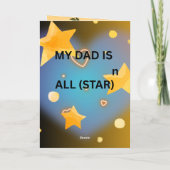 お父さんの日 カード (裏面)