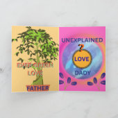 お父さんの日 カード (内部)