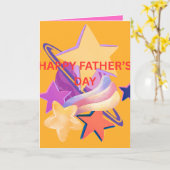 お父さんの日 カード (黄色い花)