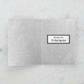 お父さんの日 ファミリー フォト カード (内部)