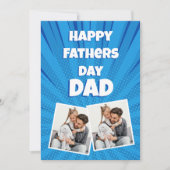 お父さんの日 フォト カード 面白い (正面)
