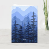 お父さんの日 ブルーマウンテンの森 カード (裏面)