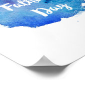 お父さんの日|水のカラスプラッシュ ポスター (角)