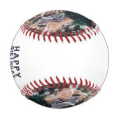 お父さんの日/誕生日おじいちゃんパパ撮影 野球ボール (裏面)