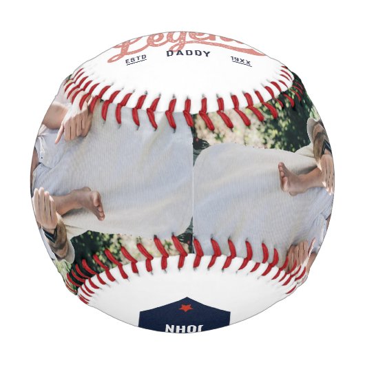 お父さんの日/誕生日おじいちゃんパパ撮影 野球ボール (正面)