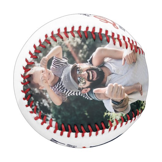 お父さんの日/誕生日おじいちゃんパパ撮影 野球ボール (正面左)