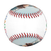 お父さんの日/誕生日子供からパパ写真 野球ボール (裏面)