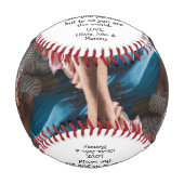 お父さんの日/誕生日子供からパパ写真 野球ボール (正面)