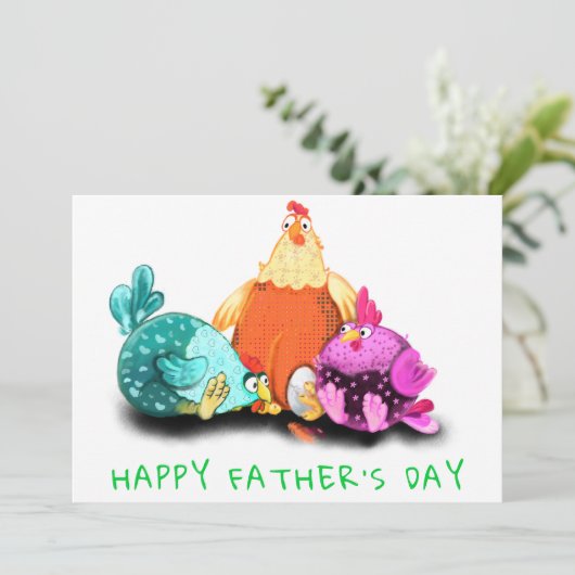 お父さんの日 – 鶏が卵を孵化させるのを待つ (スタンド正面)