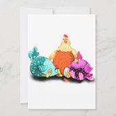 お父さんの日 – 鶏が卵を孵化させるのを待つ (裏面)