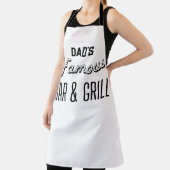 お父さんの有名なバー&グリル 面白い BBQ エプロン (インサイチュ)