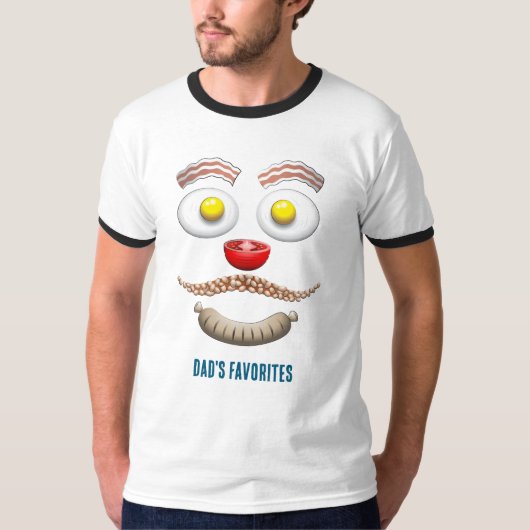 お父さんの朝食のベストチョイス Tシャツ (正面)