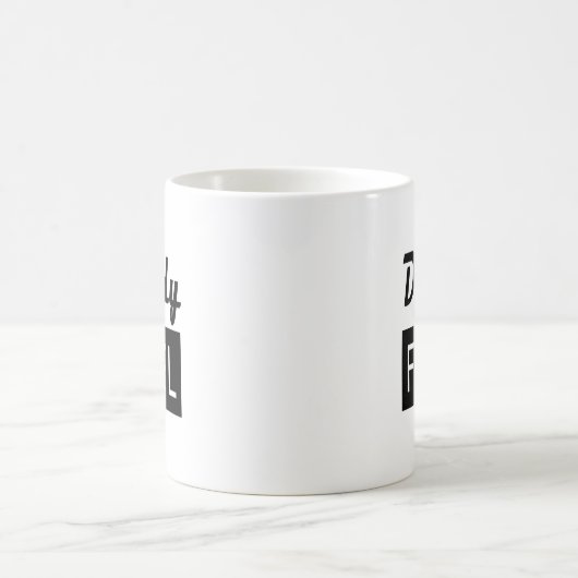 お父さんの燃料の父の仕事のパパのコーヒー・マグ コーヒーマグカップ (中央)