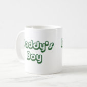 お父さんの男の子 コーヒーマグカップ (正面左)