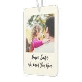 お父さんの誕生日にカスタム写真をパーソナライズ カーエアーフレッシュナー (左)