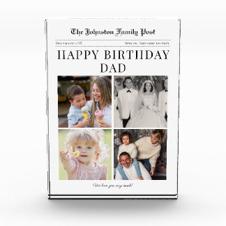 お父さんの誕生日フォトコラージュフォトブロック フォトブロック