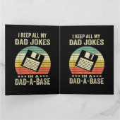 お父さんの面白いジョークが詰まった dad-a-Base カード (内部)