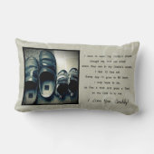 お父さんの靴の枕 ランバークッション (裏面)