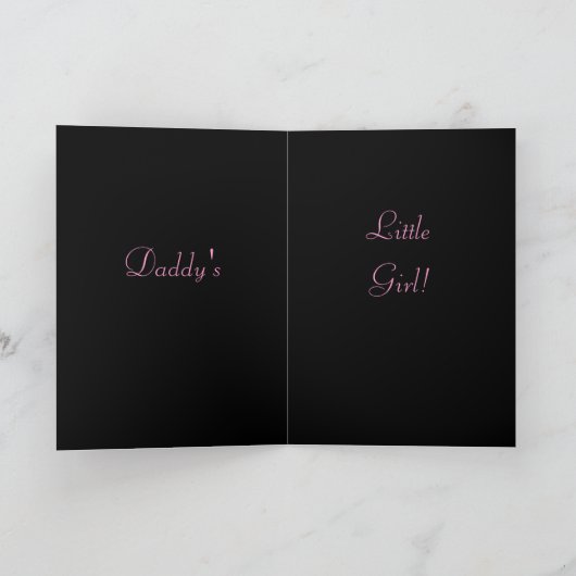 お父さんの靴 カード (内部)