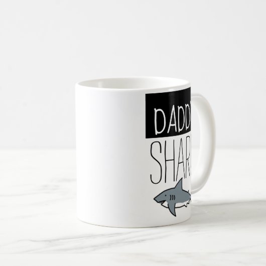 お父さんの鮫のマグ コーヒーマグカップ (正面右)