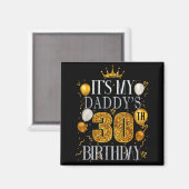お父さんの30歳の誕生日おめでとう 30歳 マグネット (正面/裏面)