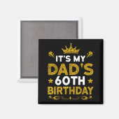 お父さんの60歳の誕生日 おめでとう 60年間 マグネット (正面/裏面)