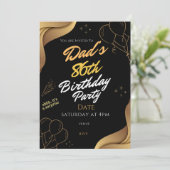 お父さんの86歳の誕生日パーティー招待サプライズ 招待状 (スタンド正面)