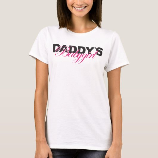 お父さんのBabygirl Tシャツ (正面)